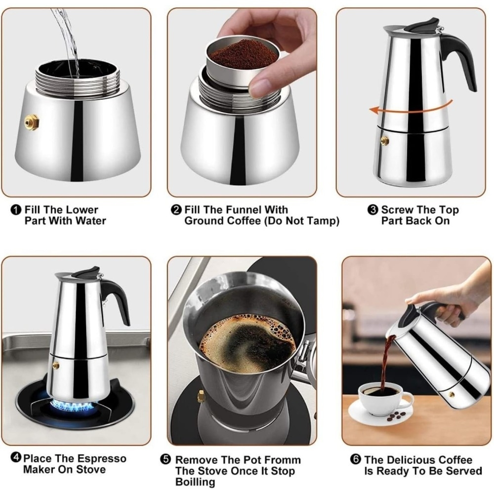 Mocha Coffee Pots Stainless St - Coffee Tea Home recensione e prezzo