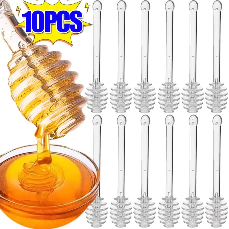 10/1PCS Glass Honey Dipper Sti - Coffee Tea Spoon recensione e prezzo