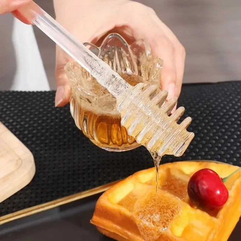 10/1PCS Glass Honey Dipper Sti - Coffee Tea Spoon recensione e prezzo