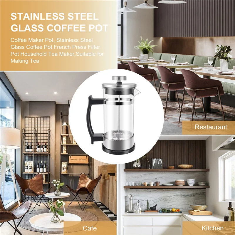 Coffee French Press Pot With F - French Press Glass recensione e prezzo